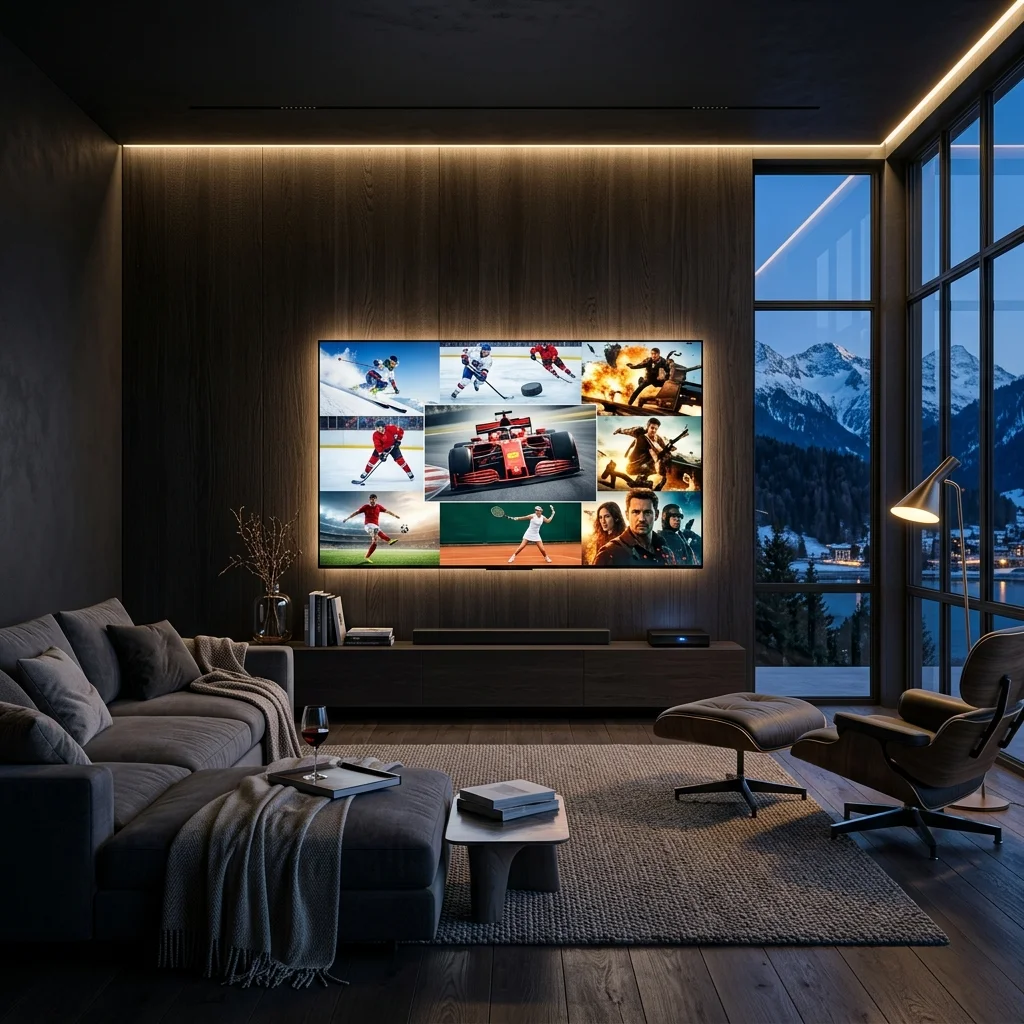 Meilleur Abonnement IPTV Suisse sur Smart TV - Fournisseur Premium 5 Étoiles